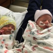 July Twin Girls 2018